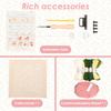 DIY Punch Needle Embroidery Starter Kit For Beginner Kids Adults Handicraft Poking Embroidery Yarn Painting Arts Home Decor Gift