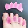 4Pairs Silic Gel Toe Stretcher Separator Spacer Bunions Hammer Toes