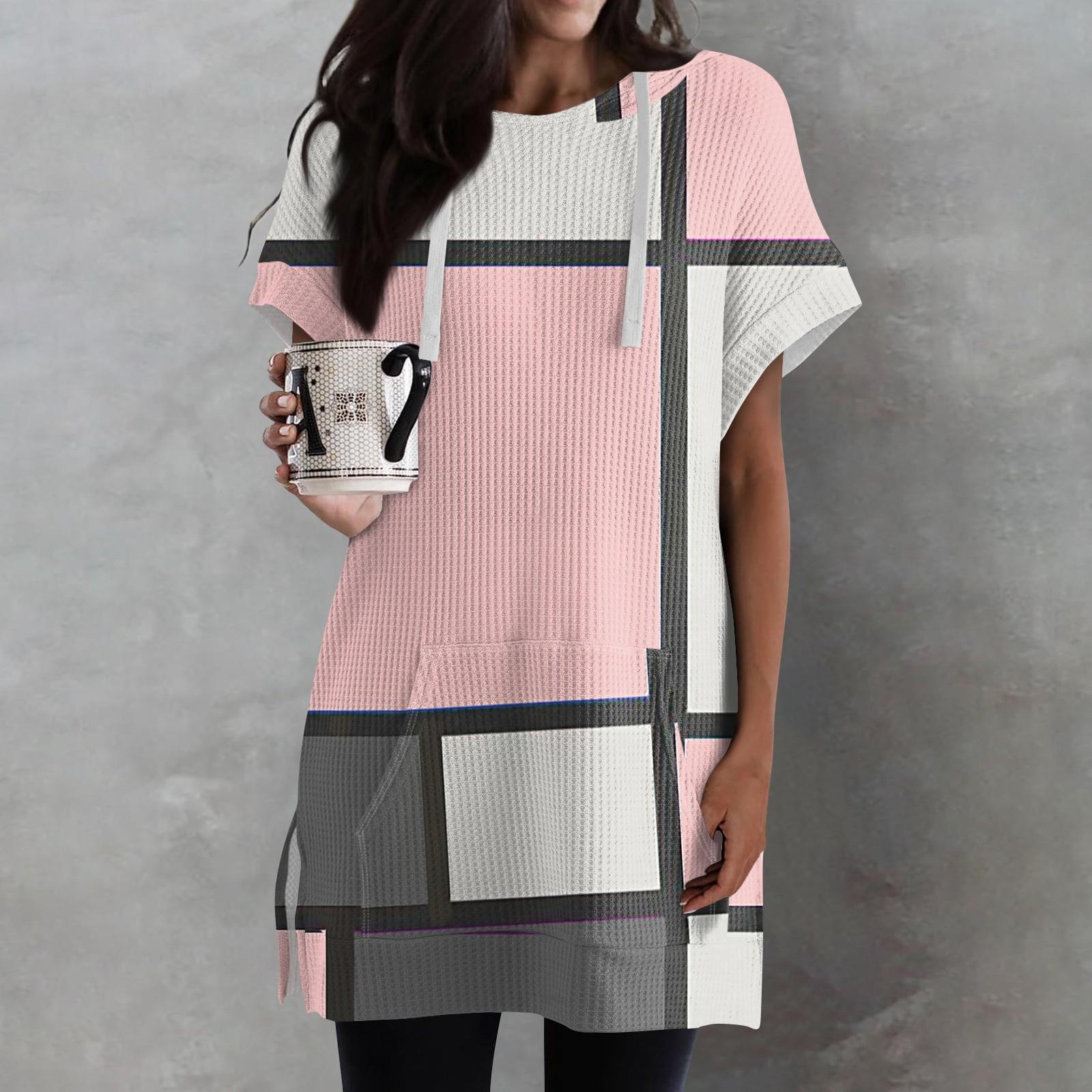 Женские свободные рубашки с принтом — фото 14