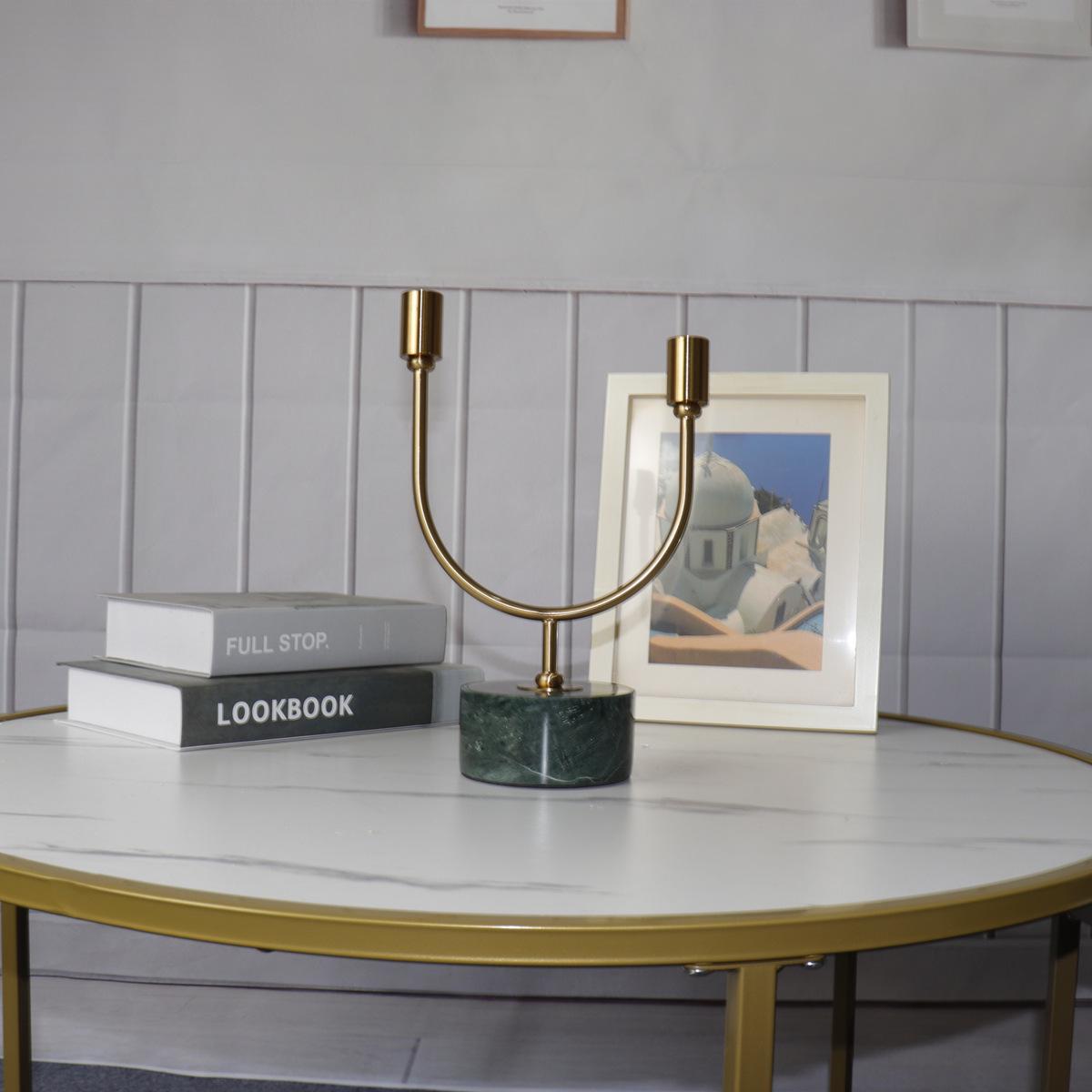 

Nordic Retro Candlestick Ornament for Living Room Decor