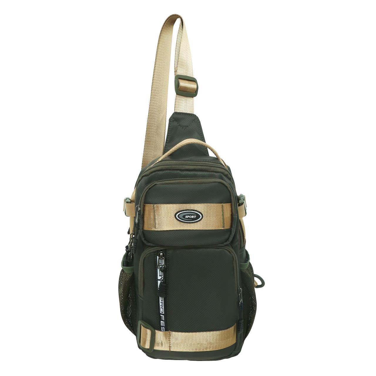 

2025 Новая мужская и женская нагрудная сумка Простая сумка через плечо Многофункциональная модная сумка через плечо Простая дорожная сумка 19x10x32cm зелёный