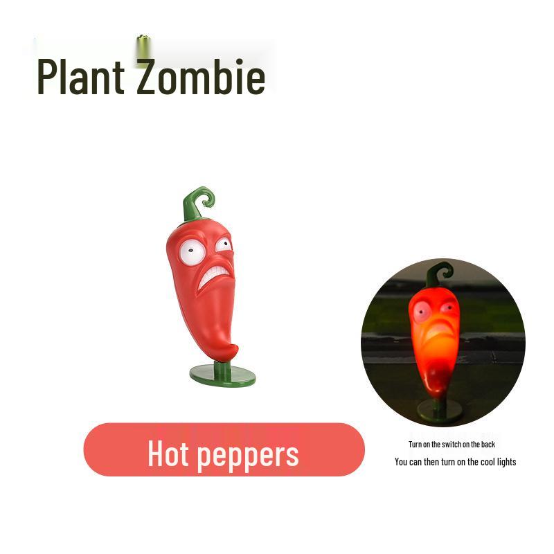 Plants Vs. Zombies Toy Set: Bewitching Mushroom, Fish Hook, Grassland Mine, Flaming Tree, Poison Pea