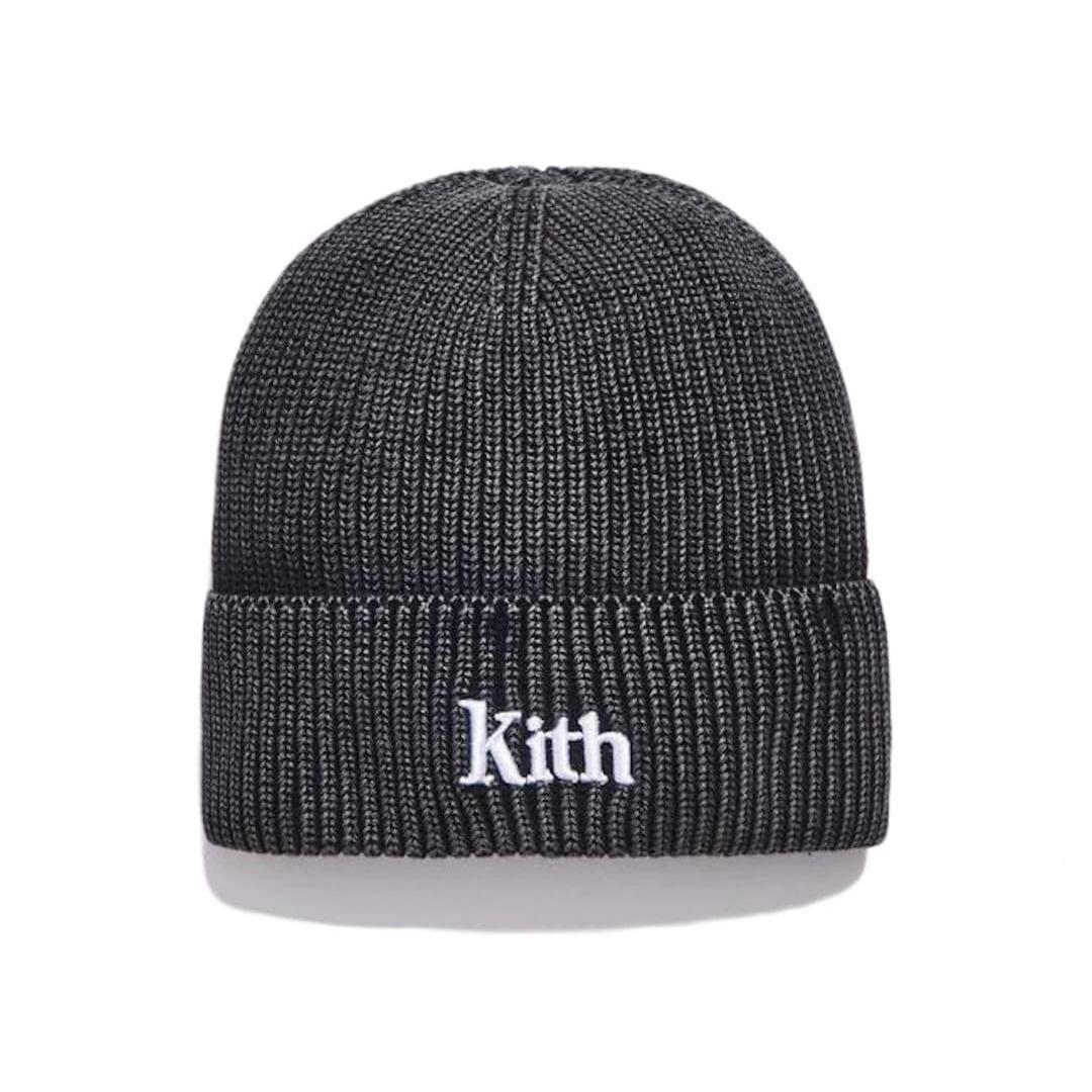 Used Kith Washed Beanie Black