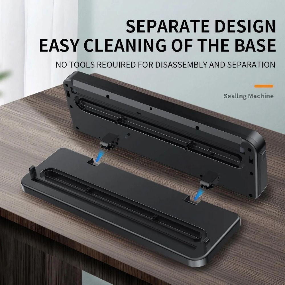 Touch Button Electric Vacuum Sealer Multiple Modes Food Saver Vacuum Sealer  Powder Oil Packaging