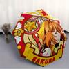 Cardcaptor Sakura Automatic Folding Windproof Umbrella with Sturdy Iron Frame, Portable Compact Travel Umbrella All-Season Use Parties027