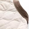 Women's Color Block Quilted Lapel Cotton Jacket - 2024 Autumn/Winter Collection