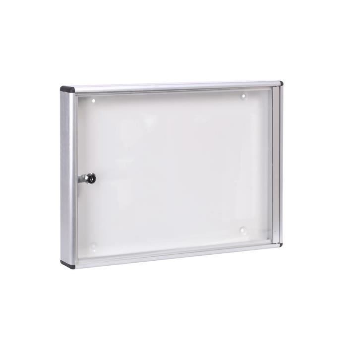 Panneau D'affichage - ARREGUI - PAN42 - Serrure À Clé - Fond Aimanté - 2 X A4 Argent