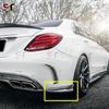 Carbon Fiber Rear Corner Splitters for Mercedes-Benz C-Class W205 C63 (FD Style)