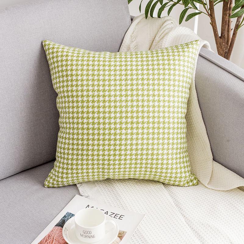 Nordisk Lett Luksus Houndstooth Putetrekk for Seng, Kontor, Bil eller Sofa