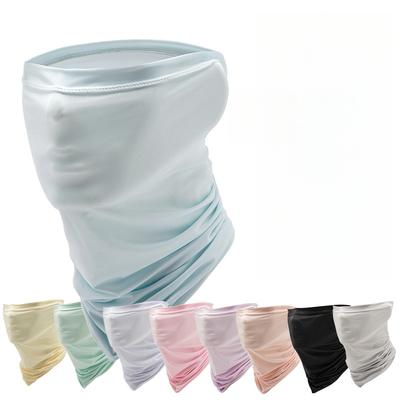 Summer Ice Silk Cycling Sunscreen Mask for Outdoor Sports Magic Bandana Fishing Cool Feeling Quick Drying Versatile Neck Cover