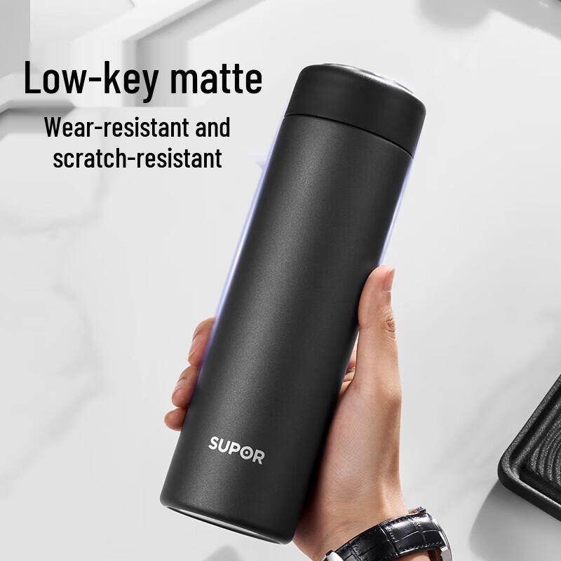 SUPOR 316L Stainless Steel Vacuum Flask with Tea Infuser