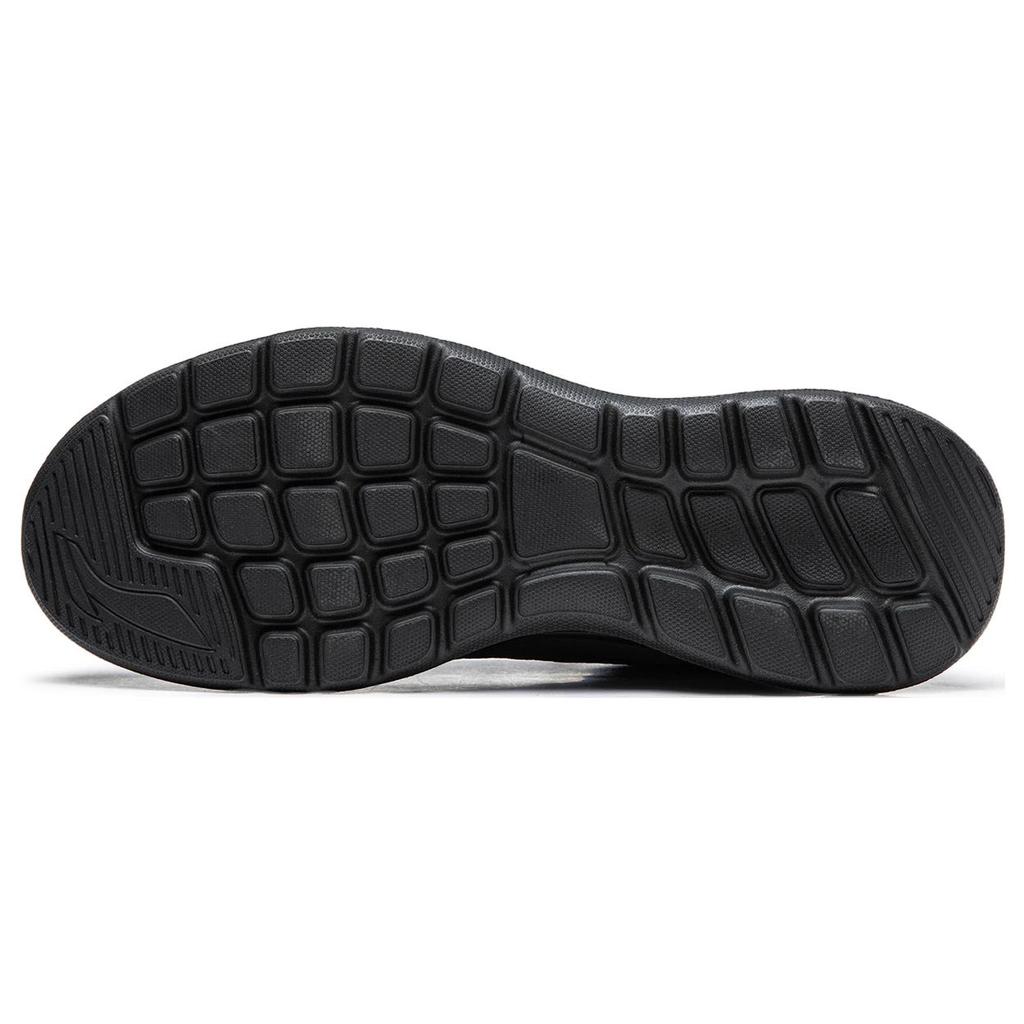 New LiNing Feather Cushioning And Breathable Low Top LIGHT FOAM Technology Running Shoes Men's Black ARST107-1
