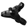 Black Motorcycle Helmet Chin Strap Mount For GoPro Hero 8/7/6/5 Full Face Motorcycle Helmet Chin Mount Bracket Adjustable Strap