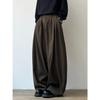 Retro-Textur lässige Hosen mit Fall Männer neutraler Stil gerade locker und vielseitige Silhouette Partner-Krummsäbel-Hosen