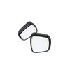 Car Rear View Side Glass Mirror Trim Frame Rain Shield Sun Visor Shade ABS Eyebrow For Renault Kadjar 2016 2017 2018