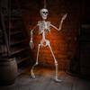 Halloween Skelett Dekoration 3ft Lebensgroßes Skelett, Vollkörper Posierbare Kunststoff Requisite, Realistische Verstellbare Figur Menschliche Knochen Modell für Garten