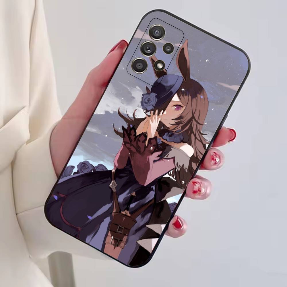 Game U-Umamusume:Pretty Derby Phone Case For Samsung S25,S24,S21,S22,S23,S30,Ultra,S20,Plus,Fe,Lite,Note,10,Black Cover