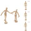 Holz-Mensch-Künstler-Mannequin Zeichenmodell Unisex Mann Frau Skizzierwerkzeug