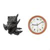 Decorative Dragon Bookend Book Holder Singing Bird Wall Clock Home Decor for Bookshelf Living Room