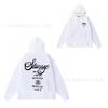 Mens Oversized Hooded Sweatshirt With Letter Print Streetwear Style Cotton Pullover Winter