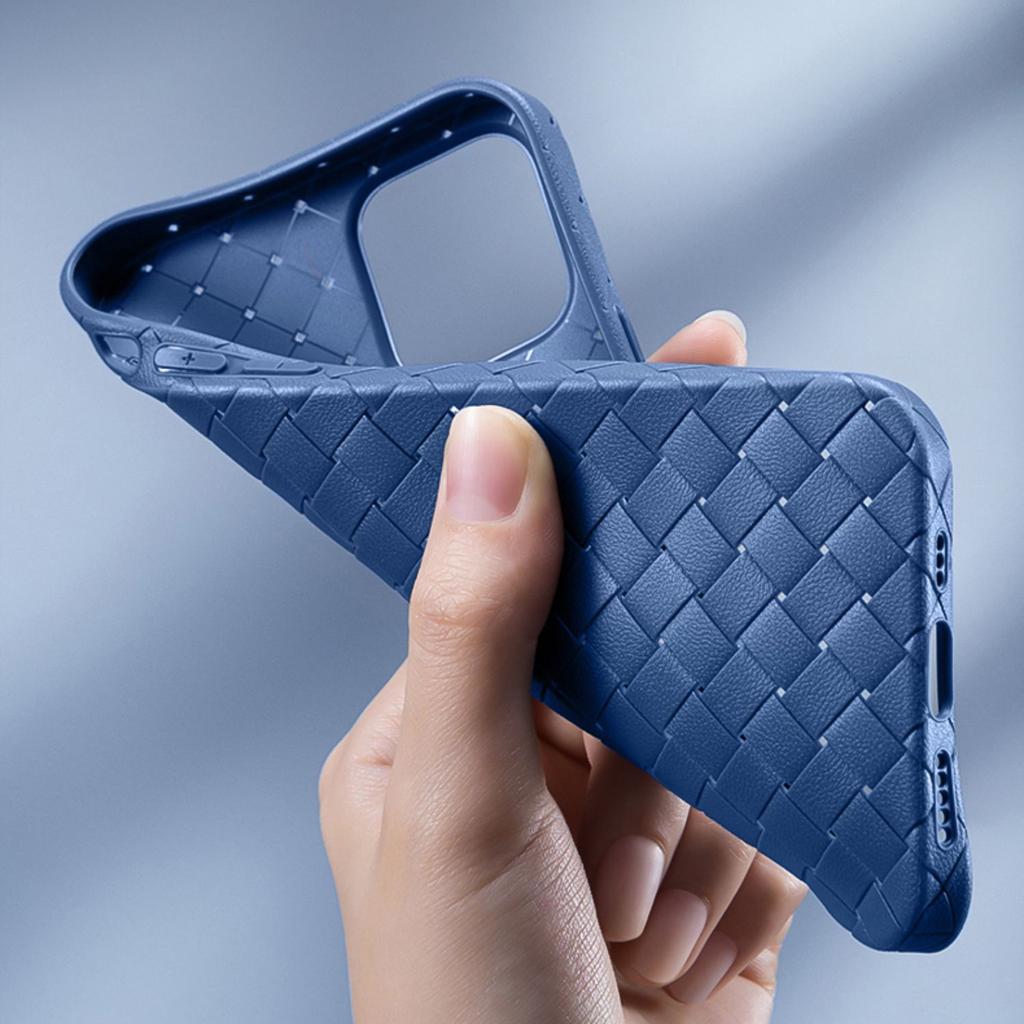 Atmungsaktive Silikon-Telefonhülle für iPhone 14 Pro Max 14pro 13 12 Mini 11 Xr Xs X 6s 7 8 Plus Max Weiche Bv Webmuster-Tpu-Abdeckung
