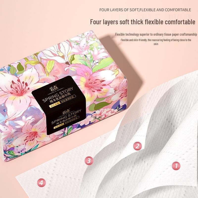 Large Pack Household Facial Tissue and Hand Towel Set for Mother & Baby