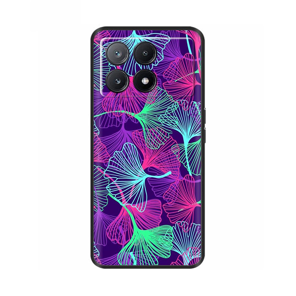 Phone Case For Poco X6 Pro Coque Cover For Poco X6 Neo Pocox6 Pro 5G Soft Black Silicone Bumper Shockproof Case Protection Shell
