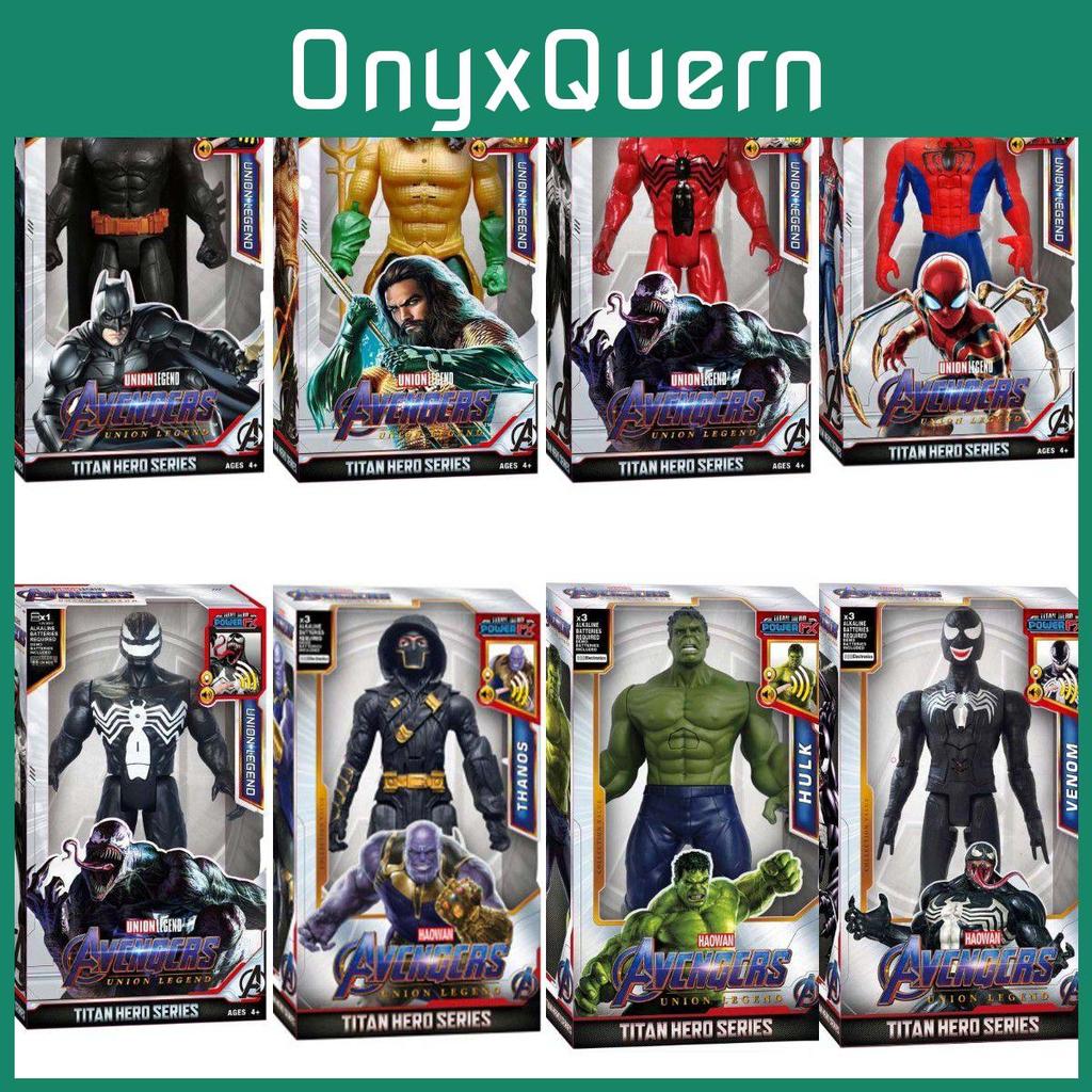 Thor Spiderman Thanos Captain Hulk Iron Man Venom Ronin Groot Action Toys Figure