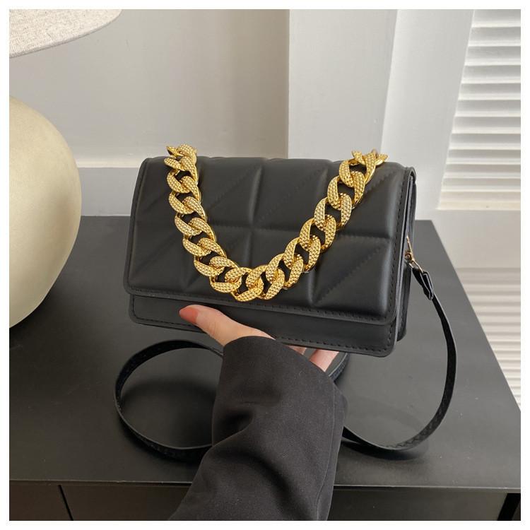 Trendy Cross-border Style Pu Material Shoulder Bag With Car Line Design чёрный