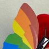 8Pcs Women Hair Clips Rainbow Butterfly Decor Hairpins 3D Wing Design Perfect Size Women Girls Hair Pins Hair Accessories
