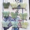 Broche de Borboleta de Jade Xiuyu Natural: Acessório Pingente Estilo Antigo Hanfu