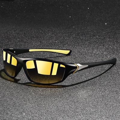 Mode Vintage Metalldekoration Sport Unisex Nachtsichtbrille Reduziert Visuelle Ermüdung Gläser Entspiegelt UV400 Brille