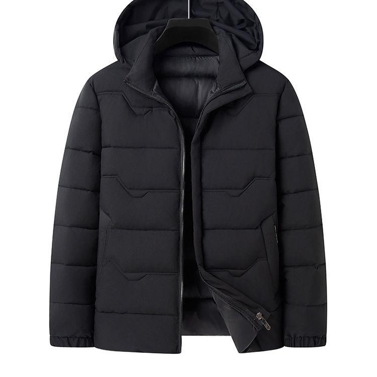 Winter Men's Down Cotton Clothes Short Anti-warm Large Size Thickened Medium Men's Cotton-padded Clothes