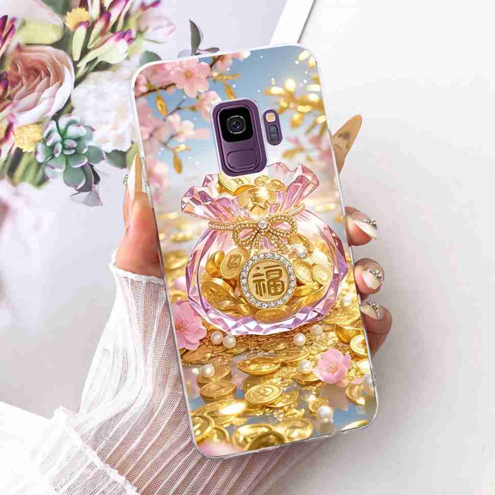 Protective Cases For Samsung Galaxy S9 Plus Soft Silicone Back Cover For Samsung S9Plus S9+ Summer Fresh Butterfly Shell Capa