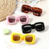 3-12 Years New Style Square Sun Glasses for Boys Girls Y2K Retro Style Design Shades Candy Color Goggle Sun Eyeglasses Kids Children Eyewear
