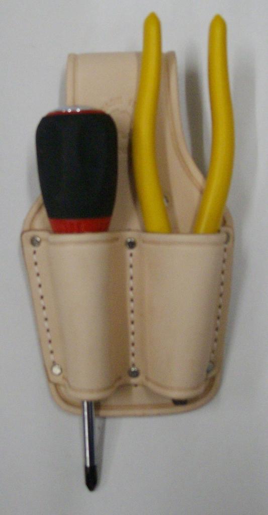 KOZUCHI Tanned Leather Pliers Holder, 8-inch, 2-Piece Set, SP-62