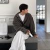 Spring and Autumn Men's Casual Loose Thickened Knitted Cardigan Jacket