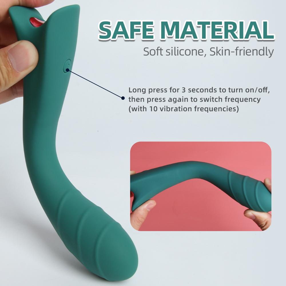 Powerful  Vibrator Dildos Wand for Women 10 Modes Clitoris Stimulator G Spot Vagina Massager Adult Sex Toys for Woman