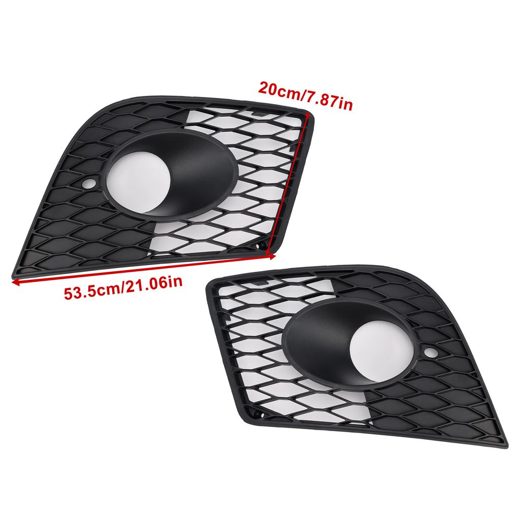 2PCS Front Bumper Fog Light Cover Grille Grill Fit Seat Leon Cupra 2005-2012