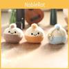 Steamed Bun Plush Keychain Pp Cotton Stuffed Short Plush Decor For Backpacks