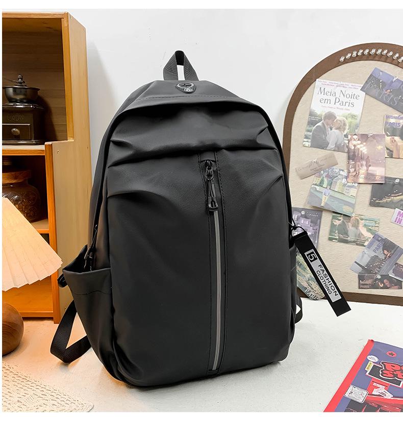 Versatile Cross-Border Backpack: Large-Capacity, Casual & Simple Design for College Students, Commuting, Short Trips & Men's School Use