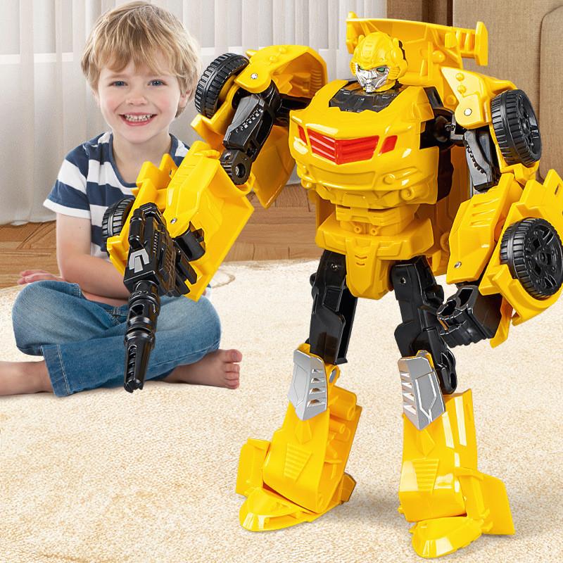 Puzzle Childrens Transforming Car Airplane Robot Toy For Kids Education Gift And
