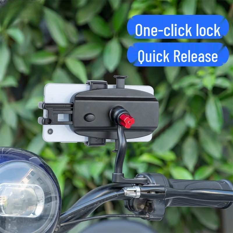 XPAY 360-Degree Rotating Rearview Mirror Phone Mount