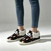 Women's Christmas Print -Lined Flat Cotton Shoes, Comfortable and Warm for Winter