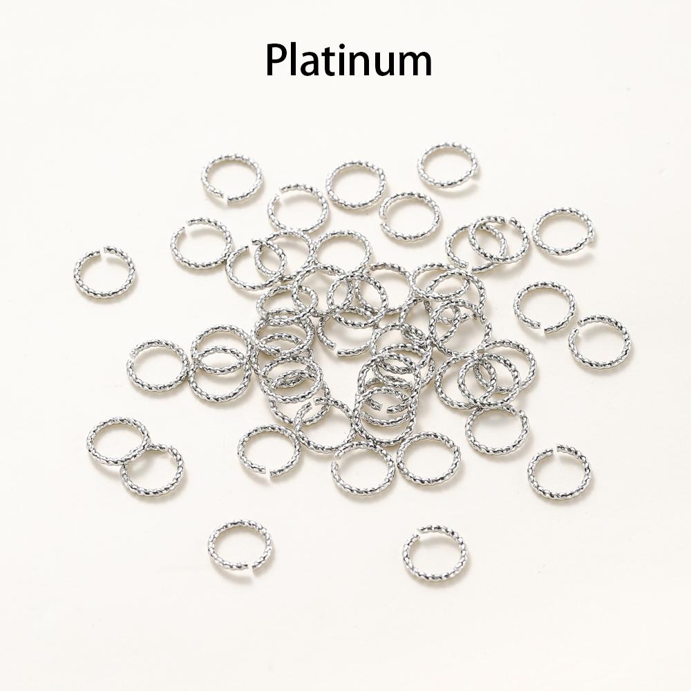 20–50 Stück/Beutel 14K/18K Gold, gedrehte offene Biegeringe, geteilte Verbindungsringe, runde Ringe für DIY-Schmuck, handgefertigtes Zubehör, Großhandel