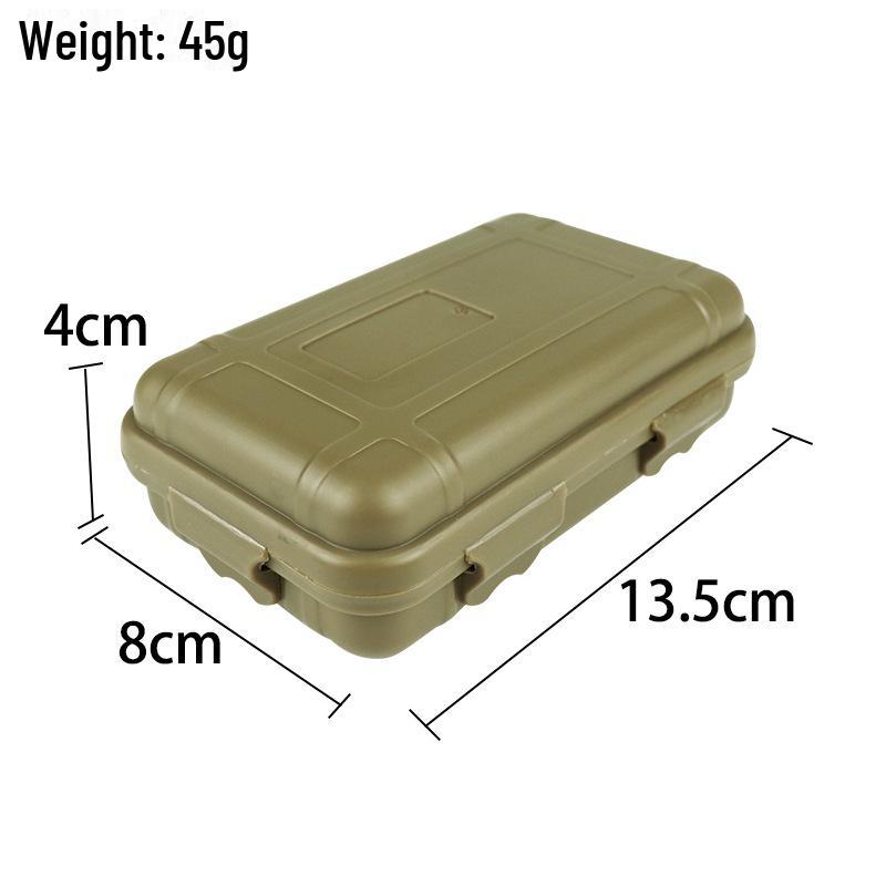 Compact EDC Outdoor Survival Kit: Shockproof, Pressure-Proof, Waterproof Storage Box