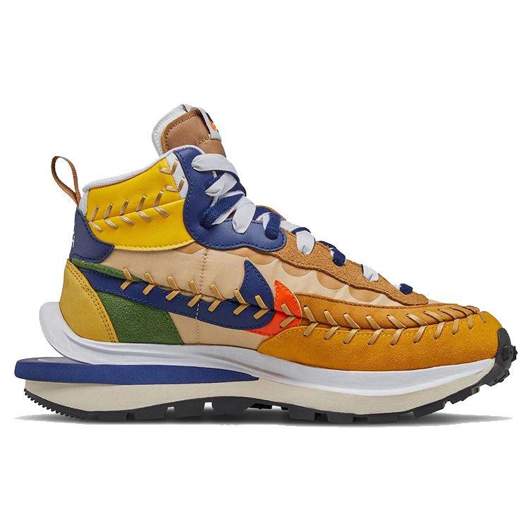 Nike Sacai X Jean Paul Gaultier X VaporWaffle Sesame Unisex Sneakers Tan Blue-Void White DH9186-200