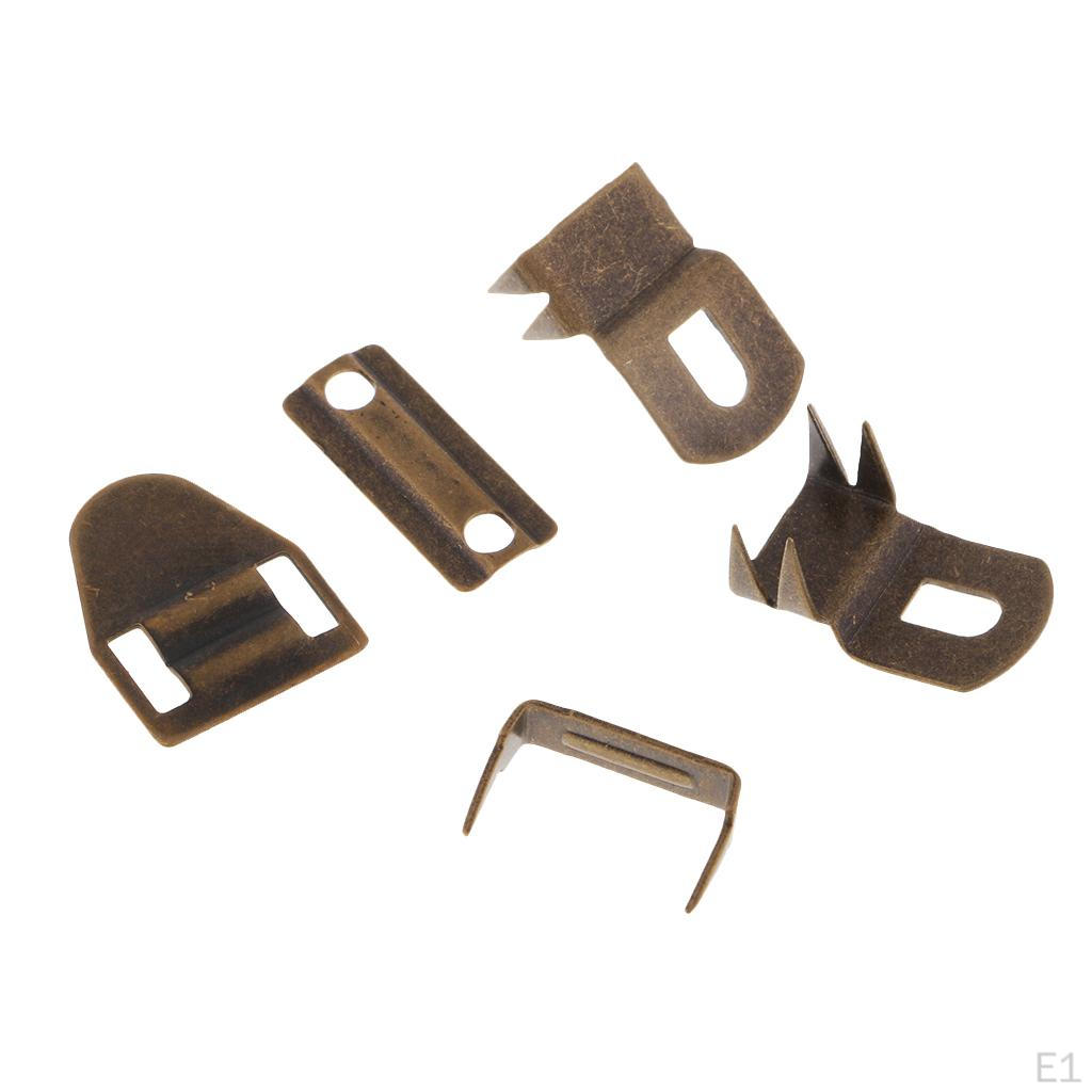 20 Set Hook And Eyes Closure Fastener For Trousers Skirt Dress