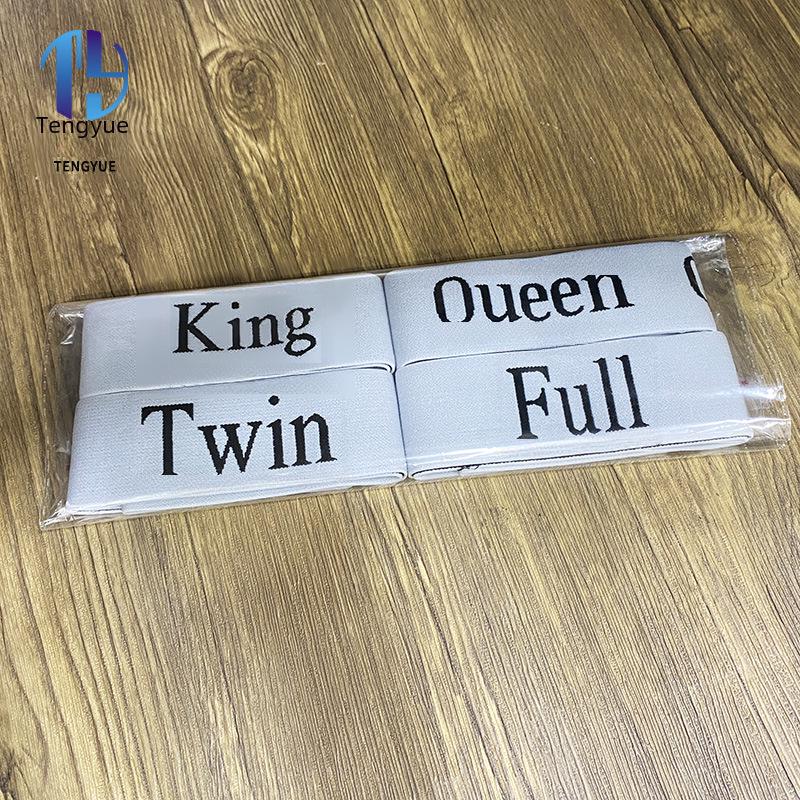 Elastiskt lakan med spännband för Queen/King Size-sängar