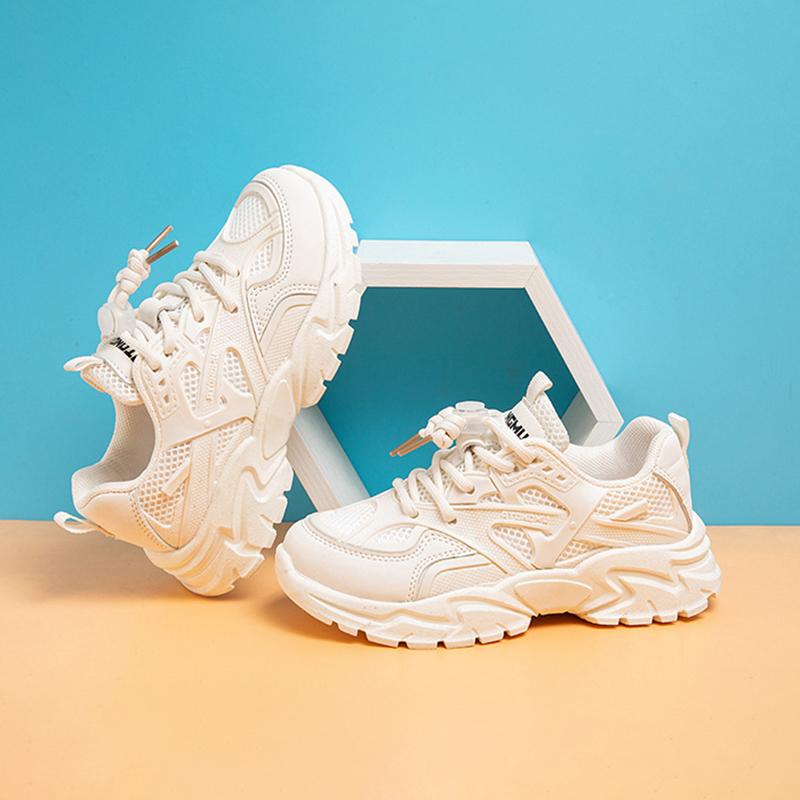 Детские дышащие сетчатые кроссовки. Детская нескользящая прочная уличная обувь — фото 6